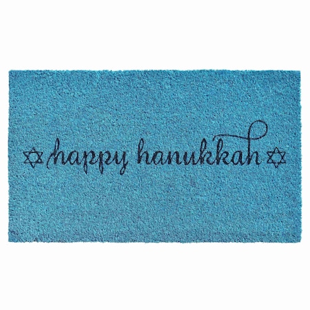 Calloway Mills Entrance Mat, Coir, Blue, Black 105031729